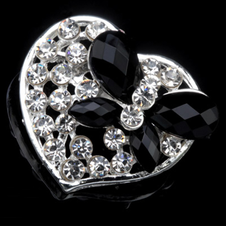 BROSZKA VINTAGE CZARNA...