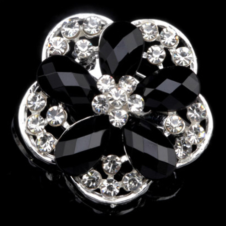 BROSZKA VINTAGE CZARNA...