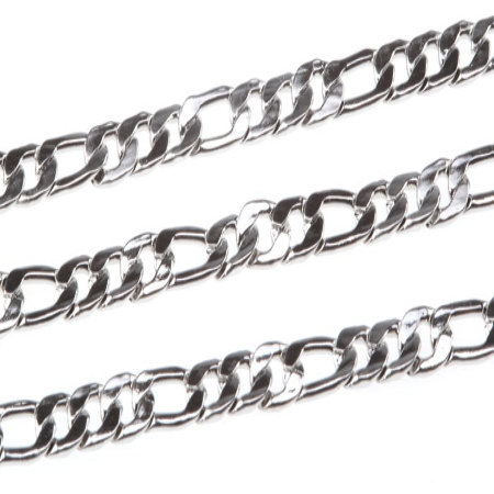 ŁAŃCUSZEK FIGARO 4mm STAL...