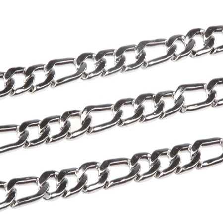 ŁAŃCUSZEK FIGARO 4,5mm STAL...