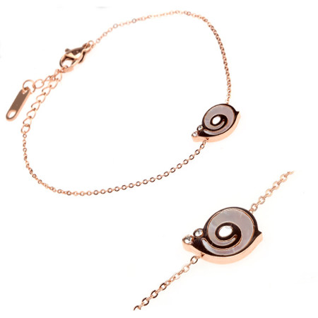 BRANSOLETKA CELEBRYTKA STAL...