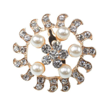 BROSZKA Z KRYSZTAŁKAMI I...