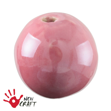 CERAMIKA KULA CIEMNY RÓŻOWY...